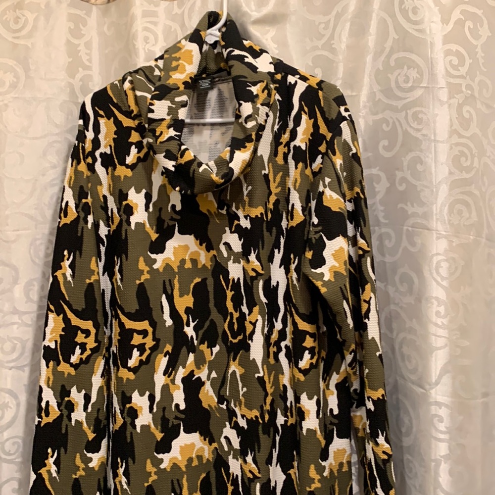 Plus size camo tunic Ashley Stewart dress